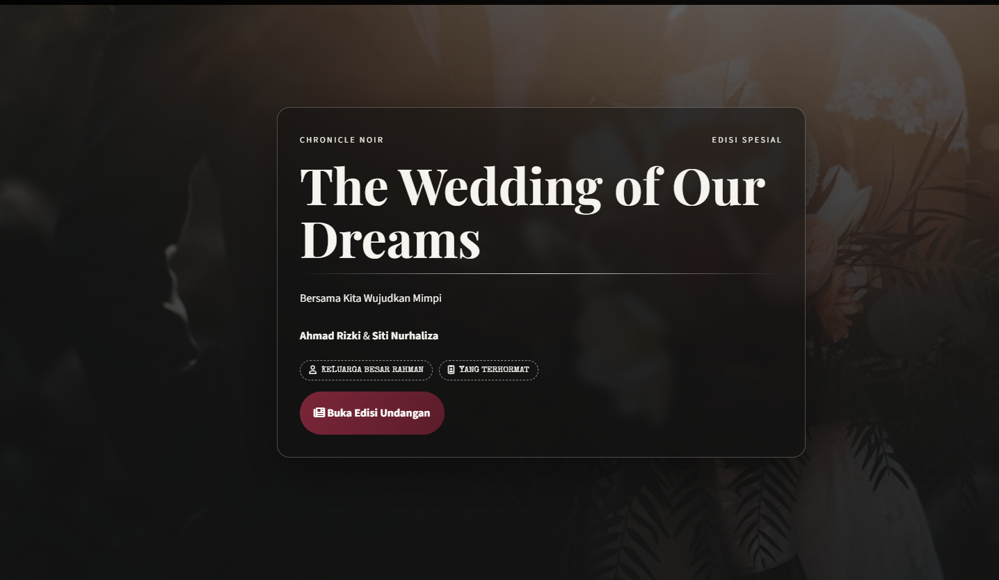 Template Chronicle Noir