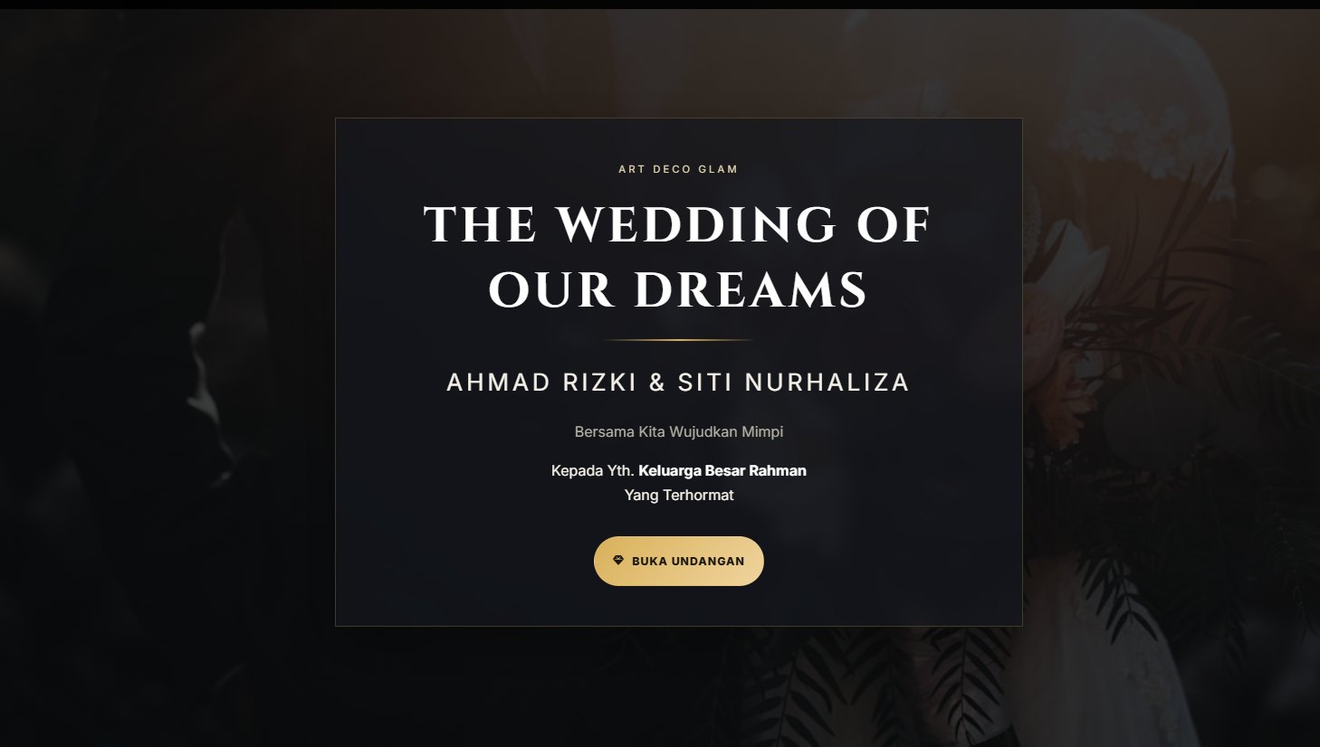 Template Art Deco Glam