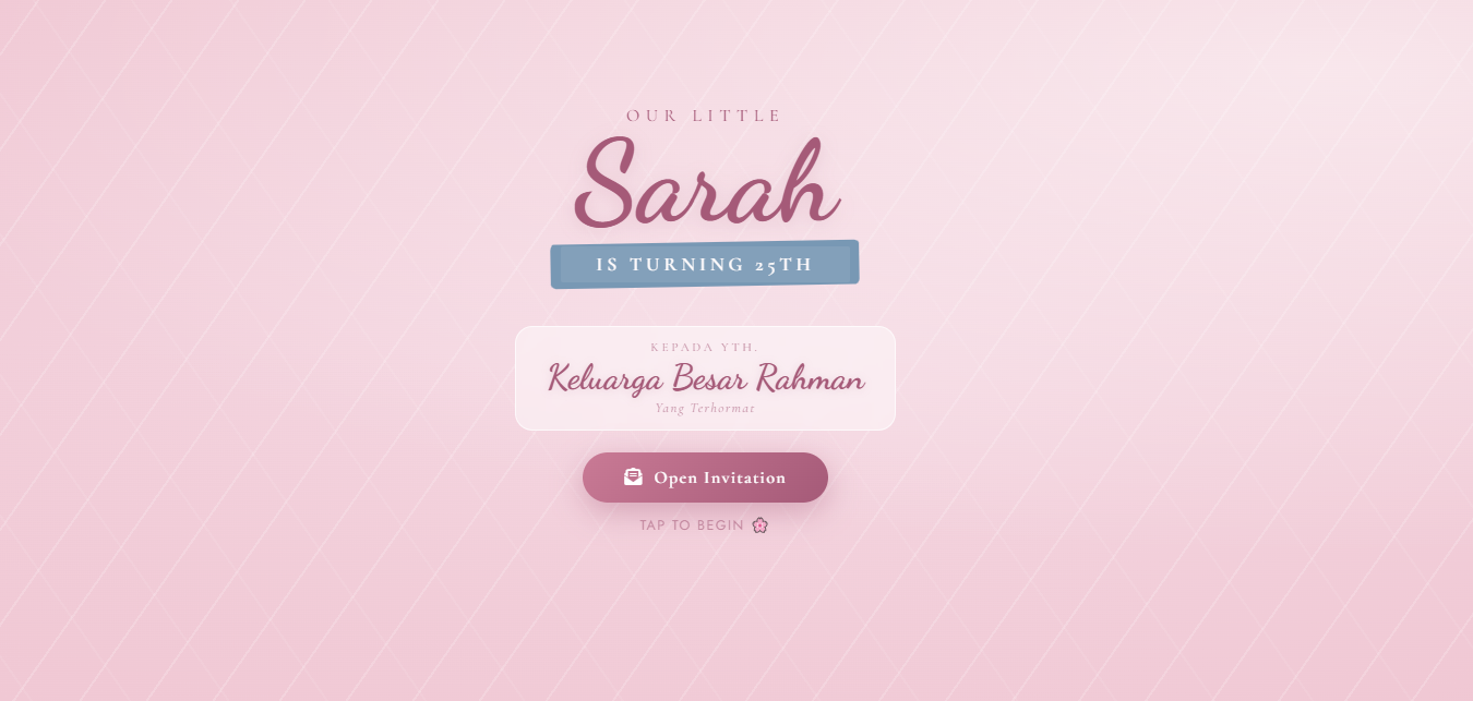 Template Our Little Bloom