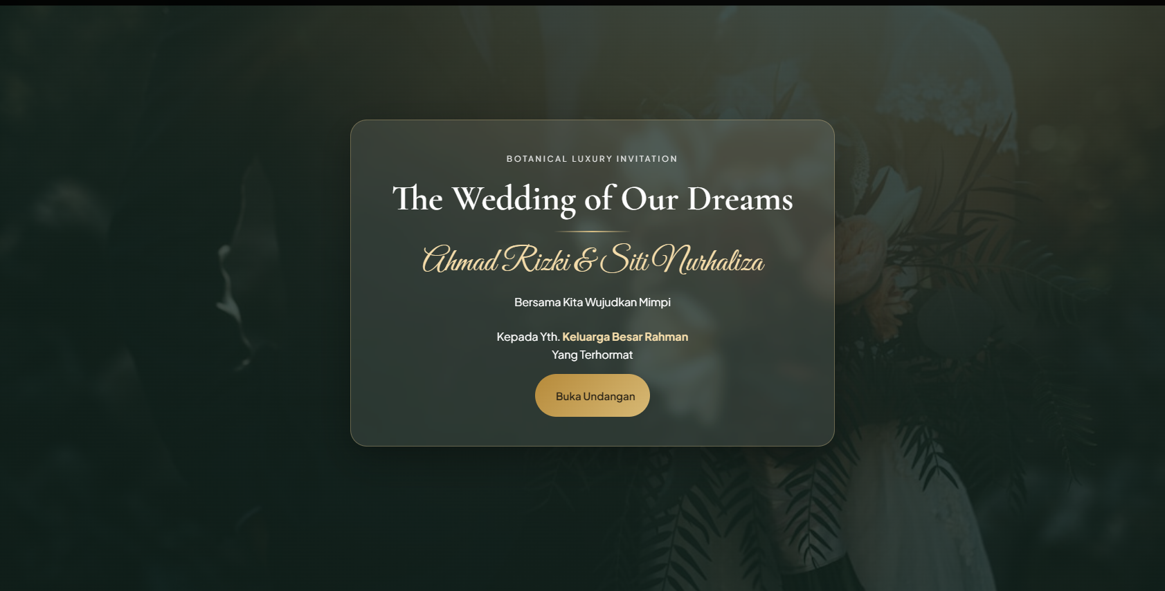 Template Botanical Luxury