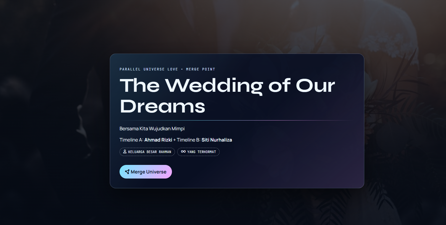 Template Parallel Universe Love