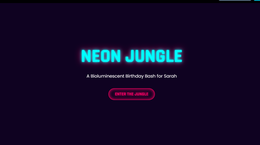 Template Neon Jungle